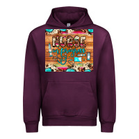 Mauve Wine nurse in progress Urban Hoodie - JahusDesignShop