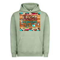 Pigment Oil Green nurse in progress Urban Hoodie - JahusDesignShop