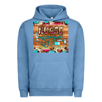 Pigment Pebble Blue nurse in progress Urban Hoodie - JahusDesignShop