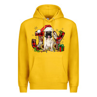 Lemon christmas joy pug Premium Hoodie - JahusDesignShop