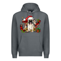 Rock christmas joy pug Premium Hoodie - JahusDesignShop