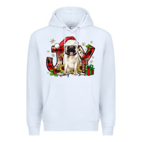 White christmas joy pug Premium Hoodie - JahusDesignShop