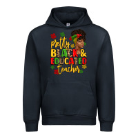 Navy pretty black and educated teacher Urban Hoodie - Artiststas