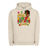 Pigment French Oak pretty black and educated teacher Urban Hoodie - Artiststas