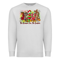 Dove Grey jesus the reason for the season Premium Sweatshirt - Zillion Design Studio