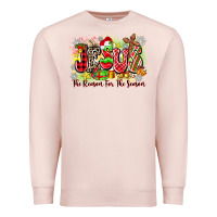 Pale Pink jesus the reason for the season Premium Sweatshirt - Zillion Design Studio
