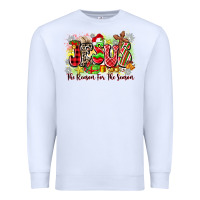 White jesus the reason for the season Premium Sweatshirt - Zillion Design Studio