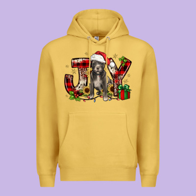 Christmas Joy Pitbull Premium Hoodie Designed By Jahusdesignshop