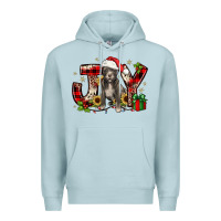 Blue Mist Christmas joy pitbull Premium Hoodie - JahusDesignShop