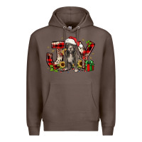 Coffee Christmas joy pitbull Premium Hoodie - JahusDesignShop