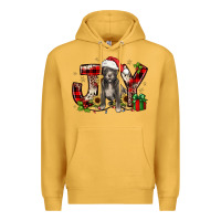Mustard Christmas joy pitbull Premium Hoodie - JahusDesignShop
