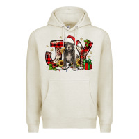 Oatmeal Heather Christmas joy pitbull Premium Hoodie - JahusDesignShop