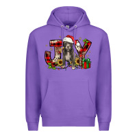Purple Christmas joy pitbull Premium Hoodie - JahusDesignShop