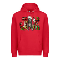 Red Christmas joy pitbull Premium Hoodie - JahusDesignShop