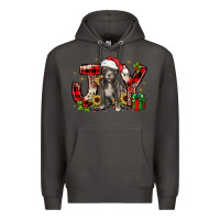 Smoke Christmas joy pitbull Premium Hoodie - JahusDesignShop