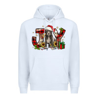 White Christmas joy pitbull Premium Hoodie - JahusDesignShop