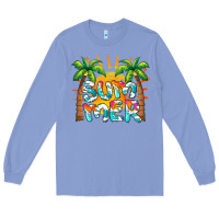 Colony Blue summer waves and sun Long Sleeve Tee - BarkalooDesign