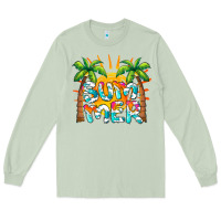 Matcha summer waves and sun Long Sleeve Tee - BarkalooDesign