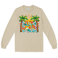 Mushroom summer waves and sun Long Sleeve Tee - BarkalooDesign