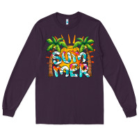 Plum summer waves and sun Long Sleeve Tee - BarkalooDesign