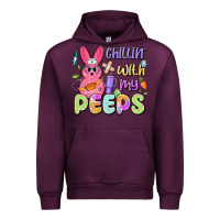 Mauve Wine chillin' with my peeps Urban Hoodie - Artiststas