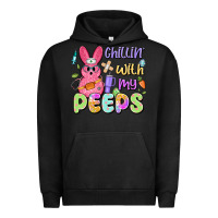 Pigment Black chillin' with my peeps Urban Hoodie - Artiststas
