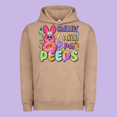 Chillin' With My Peeps Urban Hoodie Designed By Artiststas