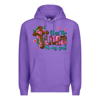 Purple bless the lord oh my soul Premium Hoodie - AdoDesignShop