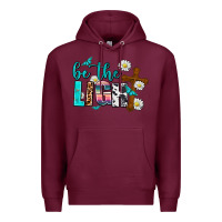 Burgundy be the light Premium Hoodie - AdoDesignShop