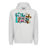 Dove Grey be the light Premium Hoodie - AdoDesignShop