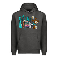 Charcoal Heather be the light Premium Hoodie - AdoDesignShop