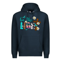 Navy be the light Premium Hoodie - AdoDesignShop