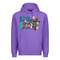 Purple be the light Premium Hoodie - AdoDesignShop