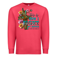 Cardinal this is how i fight my battle tbw Premium Sweatshirt - texasbilliewilder