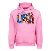 Fuchsia Pink usa 4th of july Urban Hoodie - Artiststas