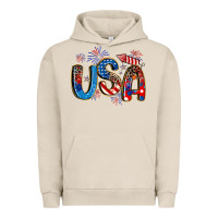 Pigment French Oak usa 4th of july Urban Hoodie - Artiststas