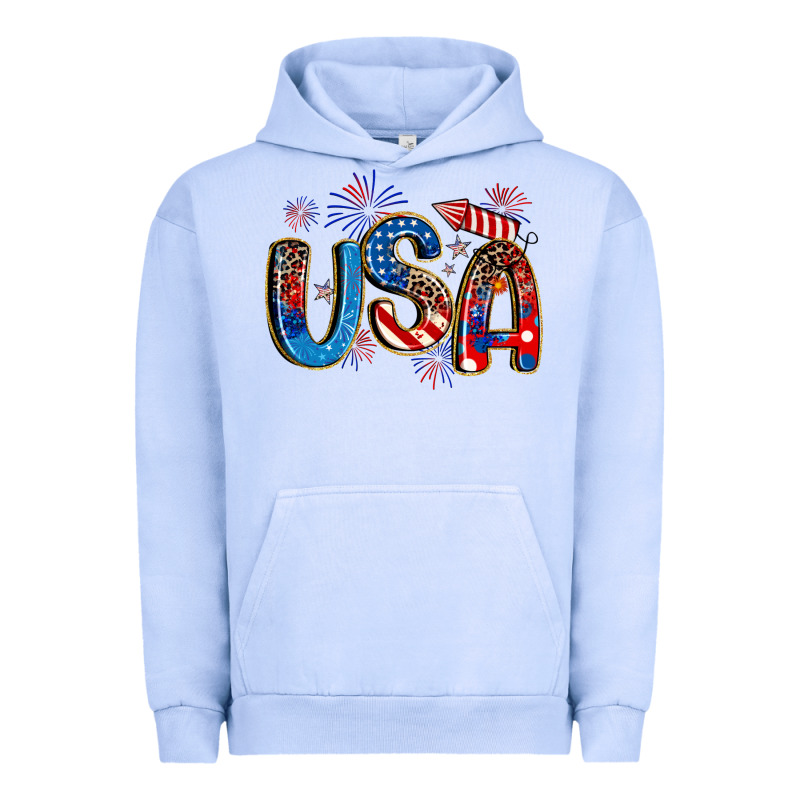 Usa 4th Of July Urban Hoodie by Artiststas | Teevron