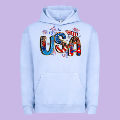 Usa 4th Of July Urban Hoodie Designed By Artiststas