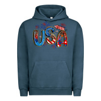 Pigment Midnight Navy usa 4th of july Urban Hoodie - Artiststas