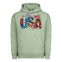 Pigment Oil Green usa 4th of july Urban Hoodie - Artiststas