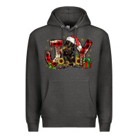 Charcoal Heather christmas joy dachshund Premium Hoodie - JahusDesignShop