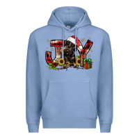 Colony Blue christmas joy dachshund Premium Hoodie - JahusDesignShop