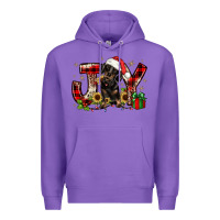 Purple christmas joy dachshund Premium Hoodie - JahusDesignShop