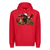 Red christmas joy dachshund Premium Hoodie - JahusDesignShop