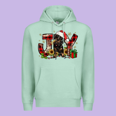 Christmas Joy Dachshund Premium Hoodie Designed By Jahusdesignshop