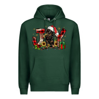 Sports Green christmas joy dachshund Premium Hoodie - JahusDesignShop