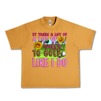 Peanut Butter it takes a lot of a lot of balls to golf like i do Urban Heavy Tee - Artiststas