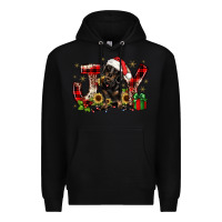 Black christmas joy dachshund Premium Hoodie - JahusDesignShop