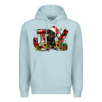 Blue Mist christmas joy dachshund Premium Hoodie - JahusDesignShop