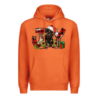 Carrot christmas joy dachshund Premium Hoodie - JahusDesignShop